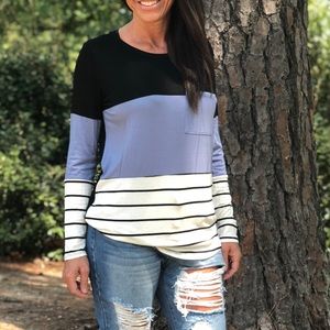 Denim and Ivory Long sleeve
